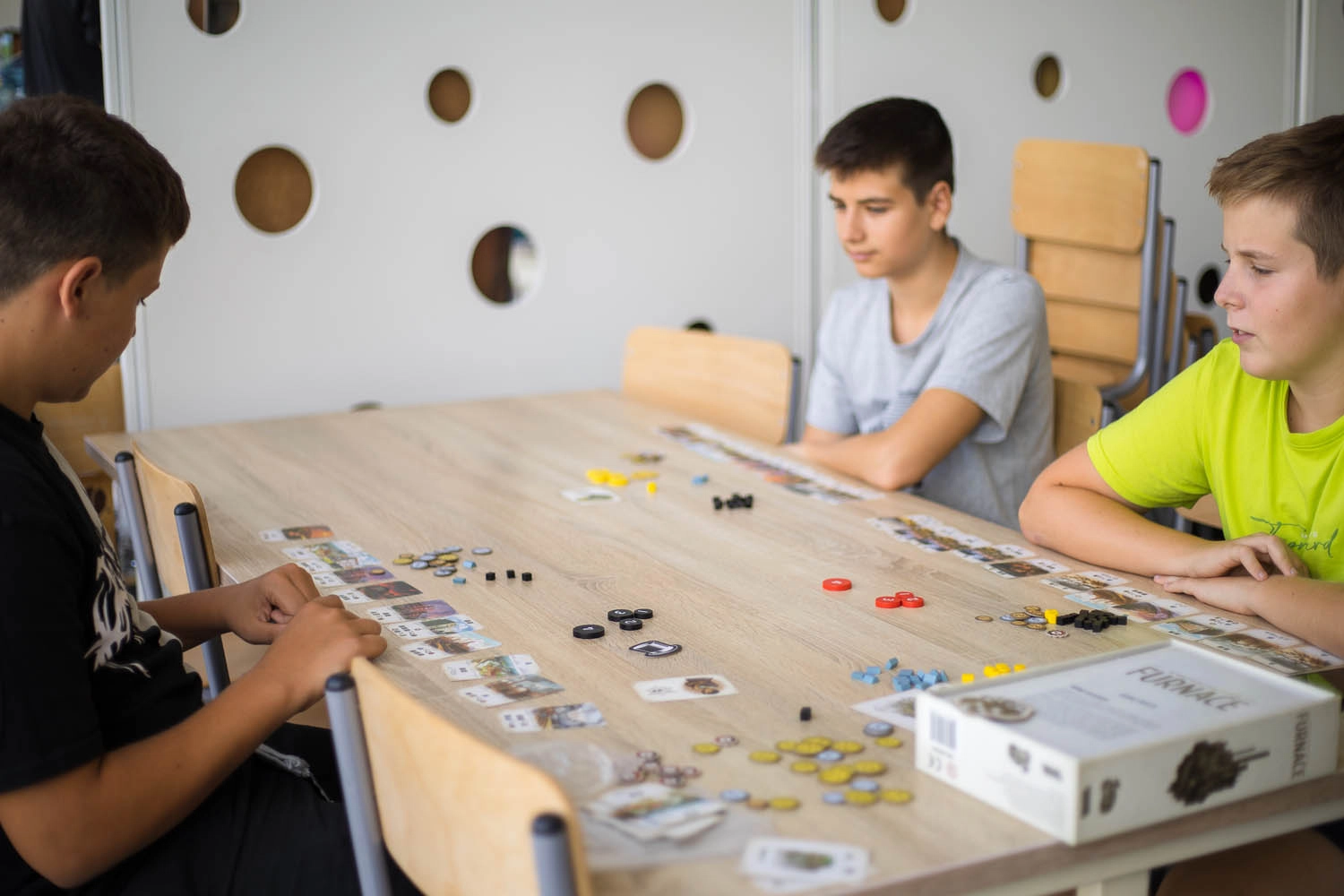 Izbliza kockica od društvene igre